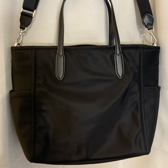 Kate Spade nylon shoulder tote with handles and strap - Picture 4 of 6